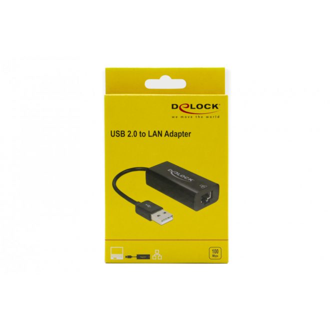 Delock USB (apa) - RJ45 (anya) LAN adapter, átalakító (62595)