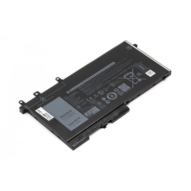 Dell Latitude 5280, 5480, 5490 helyettesítő új 3 cellás 4200mAh 47Wh akkumulátor (DV9NT)