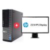 Dell Optiplex 7020 SFF + 23" HP Z23i IPS | Intel  i7-4770K | 16GB RAM | 480GB SSD | DVD-RW | HD 4600 | Win 10 Pro | 2 év garancia!