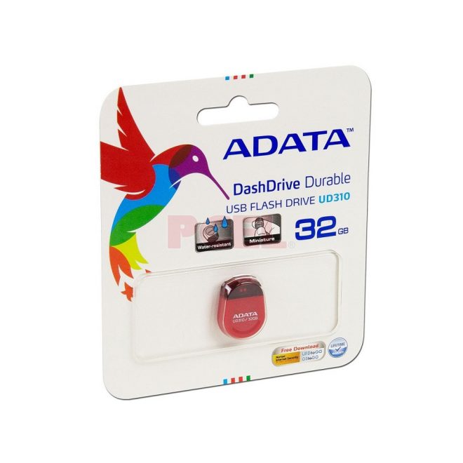 Adata 32GB piros USB micro pendrive (AUD310-32G-RRD)