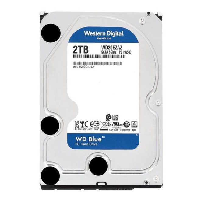 2TB használt WD 3,5'' PC winchester, HDD