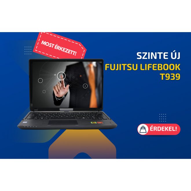 Fujitsu LifeBook T939 | 14 colos FULL HD érintőkijelző | Intel Core i5-8365U | 16GB memória | 1TB SSD | Windows 10 PRO + 2 év garancia!