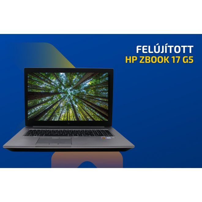 HP ZBook 17 G5 | 17,3 colos FULL HD kijelző | Intel Core i7-8850H | NVIDIA Quadro P3200 6GB | 32GB memória | 1TB SSD | MAGYAR BILLENTYŰZET | Windows 10 PRO + 2 év garancia!