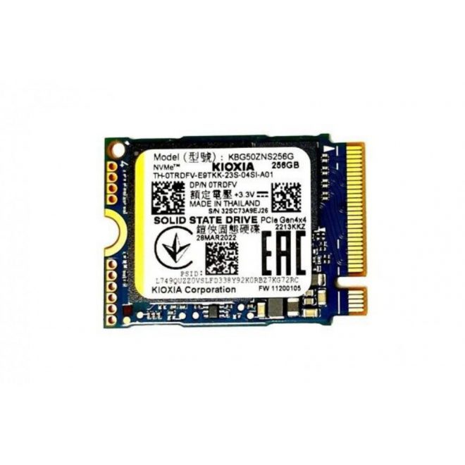 Toshiba KIOXIA 256GB M.2 PCIe NVME SSD meghajtó kártya, (2230) (KBG50ZNS256G)