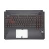 Asus TUF FX505GD fekete-piros magyar Laptop billentyűzet