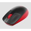 Logitech m190 Vezeték Nélküli Optikai Egér, Fekete-Piros (910-005908)