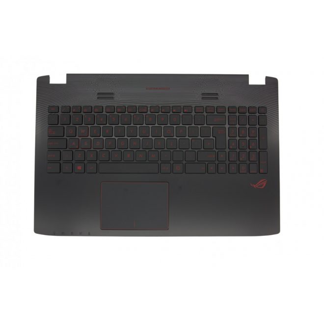 Asus ROG GL552VW fekete-piros UK angol Laptop billentyűzet