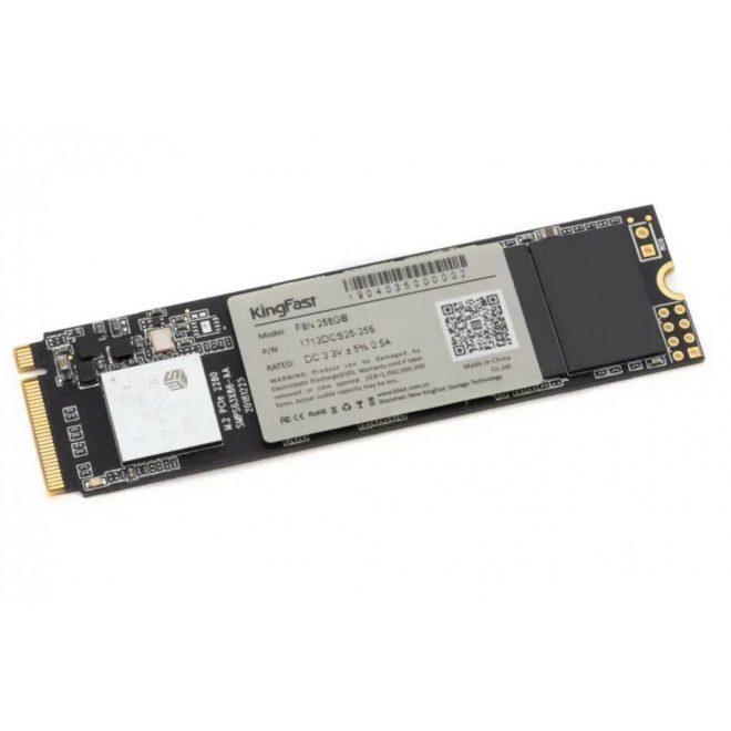 KingFast 256GB gyári új M.2 (2280) PCIe NVME SSD kártya