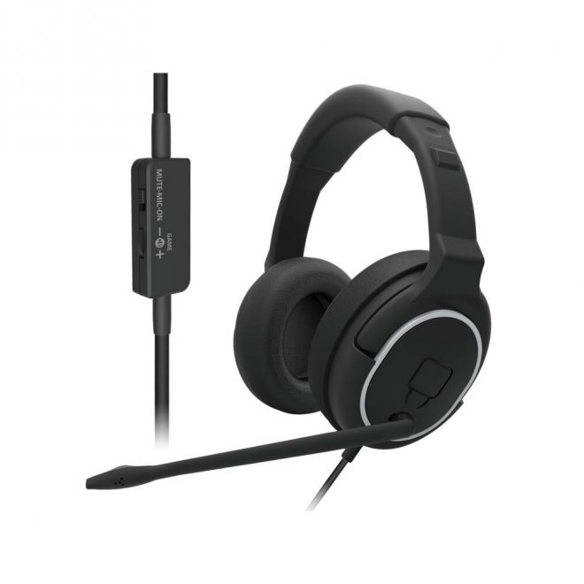 VENOM Nighthawk fekete gamer headset 