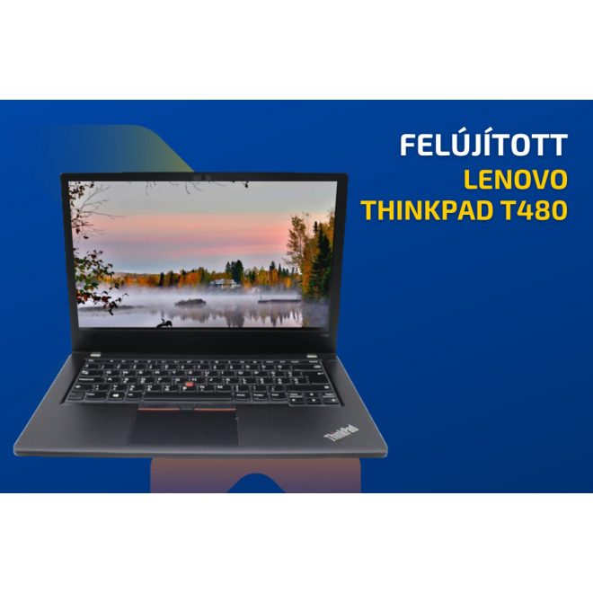 Lenovo ThinkPad T480 | 14 colos Full HD kijelző | Intel Core i5-8350U | 8GB memória | 256GB SSD | MAGYAR BILLENTYŰZET | Windows 10 PRO + 2 év garancia! 