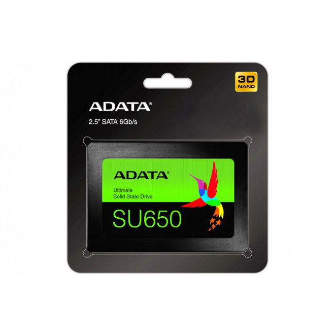 ADATA 256GB Ultimate SU650 SSD meghajtó (ASU650SS-256GT-R)