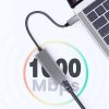 USB-C (Type-C) - Gigabit LAN Internet Hálózati átalakító (RJ45)