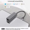 USB-C (Type-C) - Gigabit LAN Internet Hálózati átalakító (RJ45)