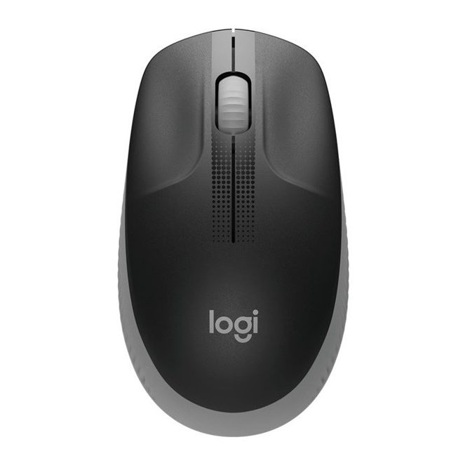 Logitech m190 USB optikai vezeték nélküli egér, szürke-fekete (910-005906)