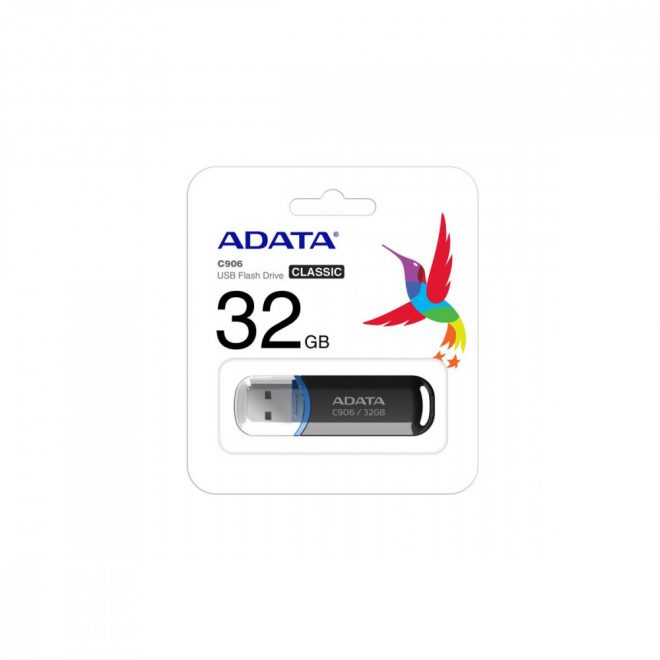 Adata 32GB fekete USB pendrive (AC906-32G-RBK)