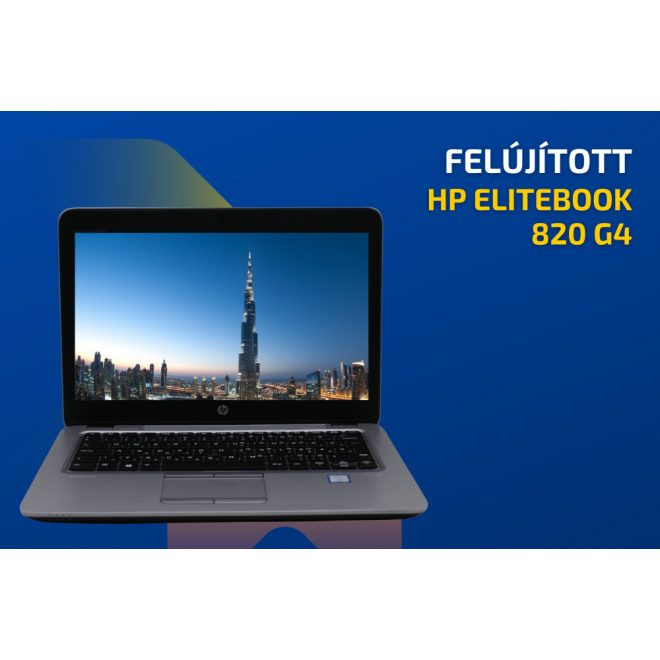 HP EliteBook 820 G4 | 12,5 colos Full HD kijelző | Intel Core i5-7200U | 8GB memória | 512GB SSD | Magyar billentyűzet | Windows 10 PRO + 2 év garancia!