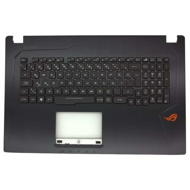 Asus ROG GL753VD fekete-piros török Laptop billentyűzet