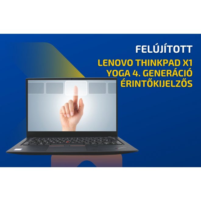 Lenovo ThinkPad X1 Yoga 4. generáció | 14 colos QHD érintőképernyő | Intel Core i7-8665U | 16GB memória | 1TB SSD | Windows 10 PRO + 2 év garancia!