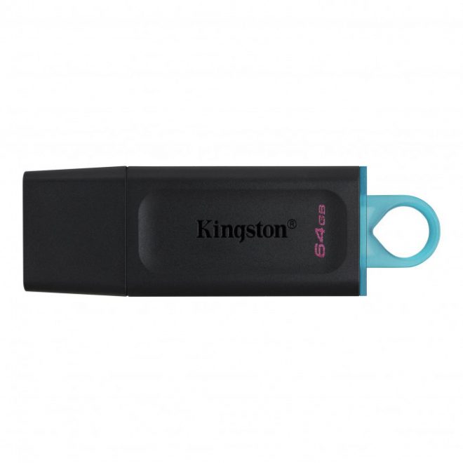 Kingston Technology DataTraveler Exodia USB pendrive 64GB 3.2 Gen 1 fekete-kékeszöld