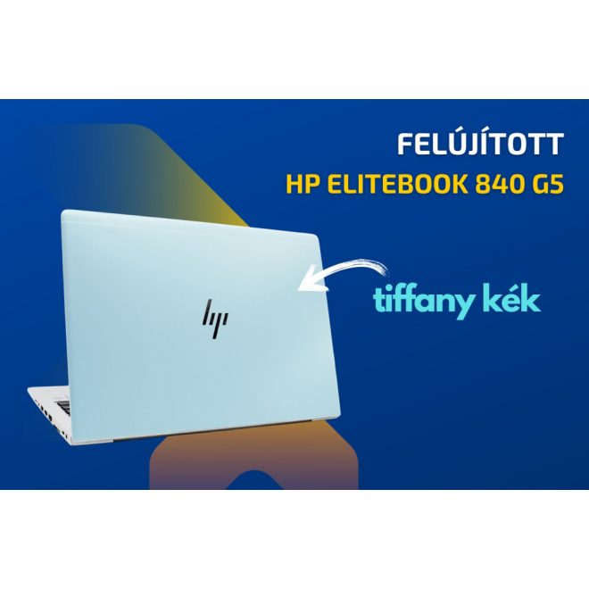 HP EliteBook 840 G5 TIFFANY KÉK | 14 colos Full HD kijelző | Intel Core i5-8350U | 8GB RAM | 256GB SSD | Magyar billentyűzet | Windows 10 PRO + 2 év garancia!