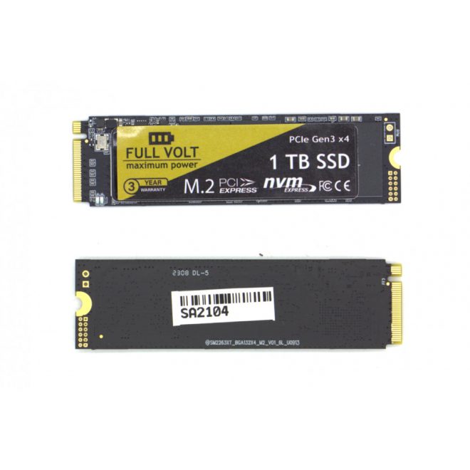 FULL VOLT 1TB gyári új M.2 (2280) PCIe NVMe SSD kártya