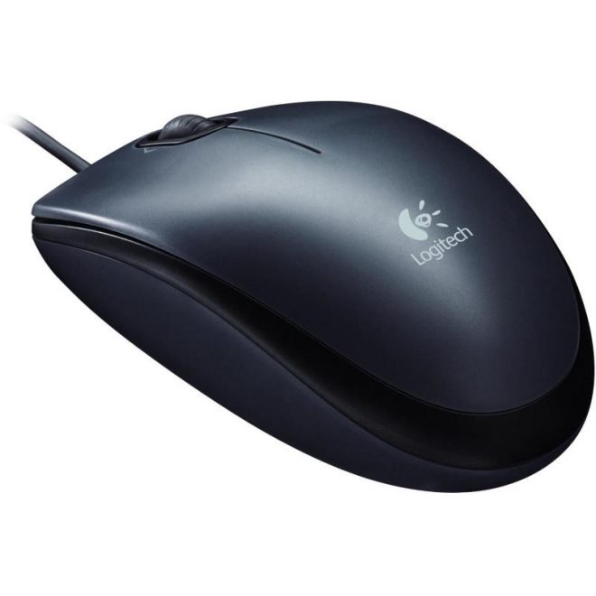 Logitech M90 USB fekete optikai vezetékes egér (910-001793)