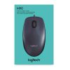 Logitech M90 USB fekete optikai vezetékes egér (910-001793)