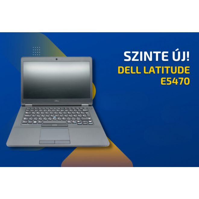 Dell Latitude E5470 | 14 colos FHD kijelző | Intel Core i5-6200U | 8GB memória | 256GB SSD | Magyar Billentyűzet | Windows 10 PRO + 2 év garancia!