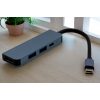 USB-C HUB 4 port átalakító a következőkre: HDMI, USB-C, 1db USB 3.0, 1db USB 2.0