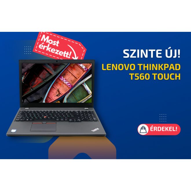 Lenovo ThinkPad T560 | 15,6 colos FULL HD kijelző | Intel Core i5-6300U | 8GB memória | 1TB SSD | Magyar billentyűzet | Windows 10 PRO + 2 év garancia!