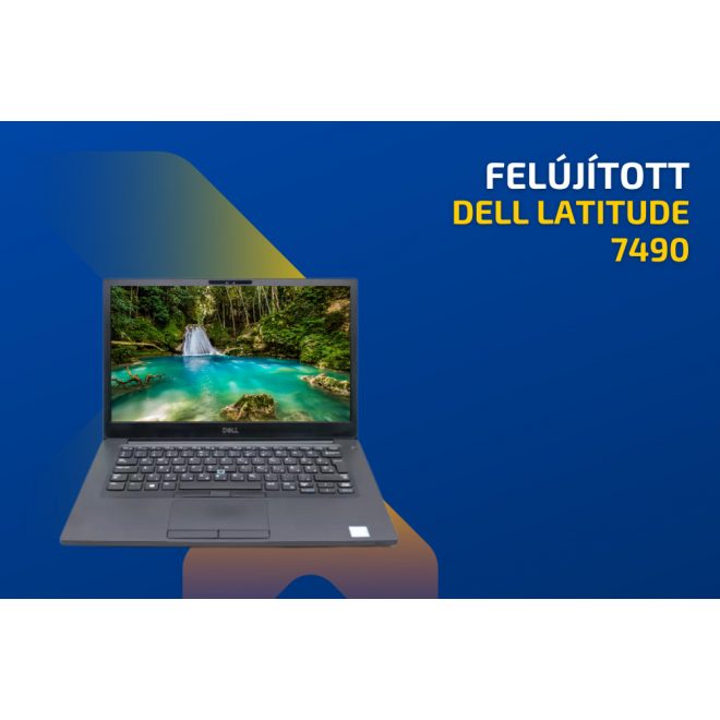 Dell Latitude 7490 | 14 colos FULL HD kijelző  | Core i5-7300U | 16GB Memória | 512GB SSD | MAGYAR BILLENTYŰZET | Windows 10 PRO + 2 év garancia!