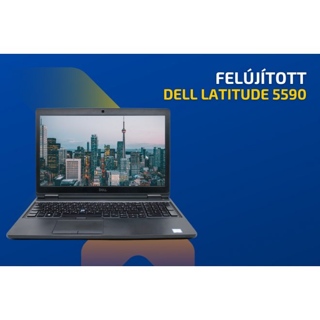 Dell Latitude 5590 | Intel Core i5-7300U | 16GB memória | 512GB SSD | 15,6 colos Full HD kijelző | Windows 10 PRO + 2 év garancia!