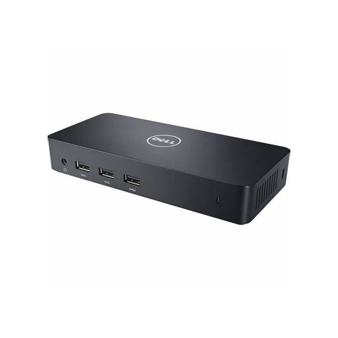 DELL D3100 dokkoló állomás és port replikátor USB 3.2 Gen 1 (3.1 Gen 1) Type-B Fekete