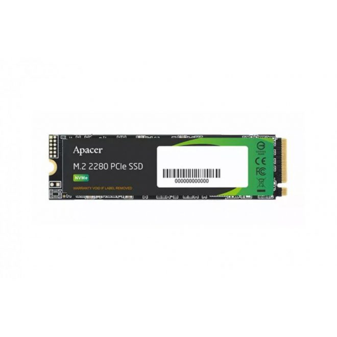 Apacer 512GB AS2280P4X gyári új M.2 (2280) PCIe NVME SSD meghajtó kártya (AP512GAS2280P4X-1) | 3 év garancia! 