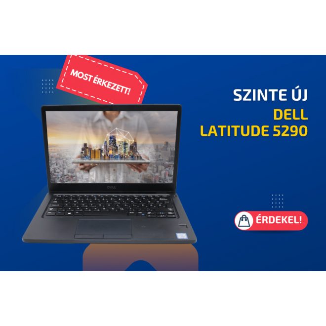 Dell Latitude 5290  | 12,5 colos HD kijelző | Intel Core i5-7300U | 8GB memória | 1TB SSD | Magyar billentyűzet | Windows 10 PRO + 2 év garancia!