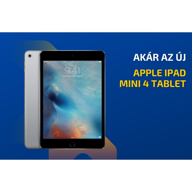 Apple iPad Mini 4 tablet | 7,9 inch | 128GB | Space Gray | WIFI | A1538 | Újszerű állapotban | 1 év garanciával