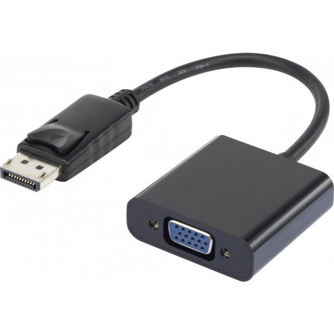 DisplayPort (apa - m) - VGA (anya - f) átalakító kábel