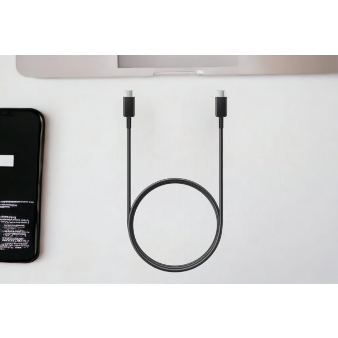 Samsung Gyári USB-C to USB-C | Galaxy S10, S20, S21, S22, S23, S24 | Töltőkábel kábel 2m, fekete