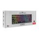 White Shark Ashiko RGB világítós US angol kiosztású 60%-os MECHANIKUS gamer billentyűzet, piros kapcsolók (GK-2202B/R-US)