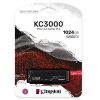 Kingston 1TB KC3000 NVMe M.2 PCIe SSD kártya (2280) (SKC3000S/1024G)