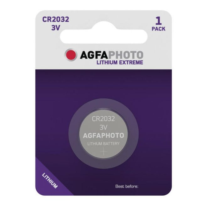 CR2032 1db CMOS alaplapi BIOS elem, 3V-os AgfaPhoto | Lithium Extreme gombelem