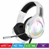 Spirit of Gamer PRO H8 RGB White világítós gamer fejhallgató, headset mikrofonnal (MIC-PH8WT)