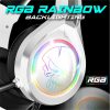 Spirit of Gamer PRO H8 RGB White világítós gamer fejhallgató, headset mikrofonnal (MIC-PH8WT)