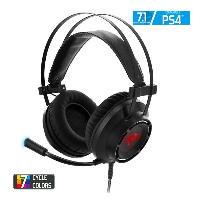 Spirit of Gamer ELITE-H70 PS4 világítós gamer fejhallgató, headset mikrofonnal (MIC-EH70PS4)