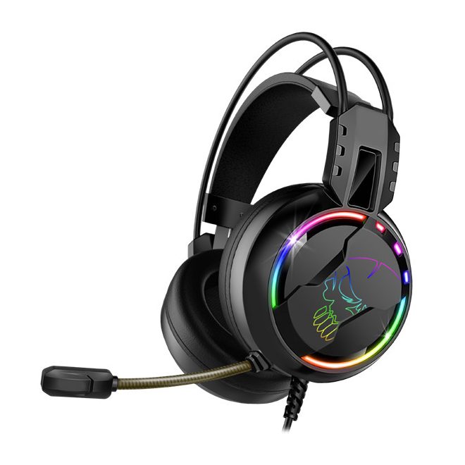 Spirit of Gamer PRO H7 RGB világítós gamer fejhallgató mikrofonnal, PS4/PS5, Xbox, Nintendo Switch (MIC-PH7)