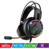 Spirit of Gamer PRO H7 RGB világítós gamer fejhallgató mikrofonnal, PS4/PS5, Xbox, Nintendo Switch (MIC-PH7)