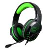 Spirit of Gamer PRO H3 Gamer Fejhallgató, Fekete-Zöld, Headset Mikrofonnal (MIC-PH3XXS)