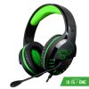 Spirit of Gamer PRO H3 Gamer Fejhallgató, Fekete-Zöld, Headset Mikrofonnal (MIC-PH3XXS)