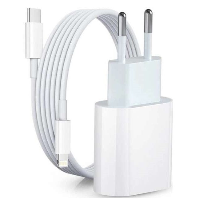 Apple iPhone-hoz 20W Gyors Töltő + Kábel (Lightning to USB-C) (A1692)