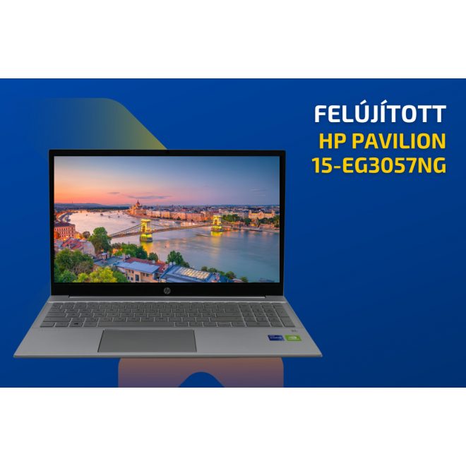 HP Pavilion 15-EG3057NG | 15,6 colos Full HD kijelző | Intel Core i5-1335U | 16GB RAM | 1T SSD | Magyar billentyűzet | Windows 11 + 2 év garancia!